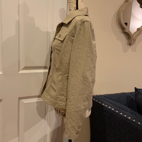 Croft & Barrow Scroll Damask Blazer Jacket - Picture 2 of 7